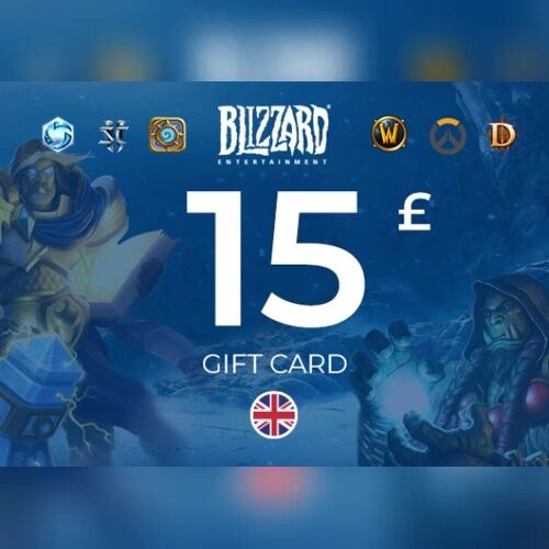 Blizzard Gift Card 15 GBP Battle.net Key - UNITED KINGDOM