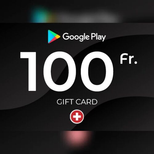 Google Play Gift Card 100 CHF Key - SWITZERLAND