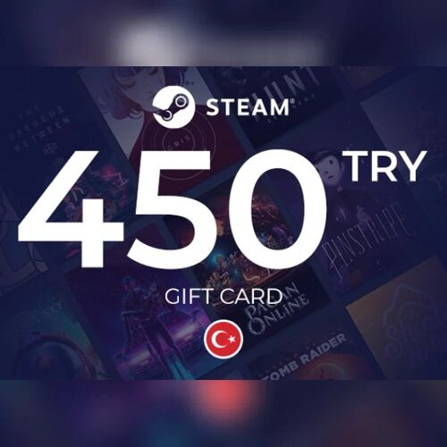 Steam Wallet Gift Card 450 TRY Key - TURKEY