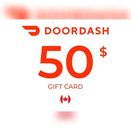 DoorDash Gift Card 50 CAD (CA) Key - CANADA