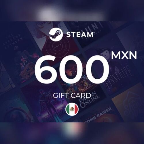 Steam Wallet Gift Card 600 MXN Key - MEXICO