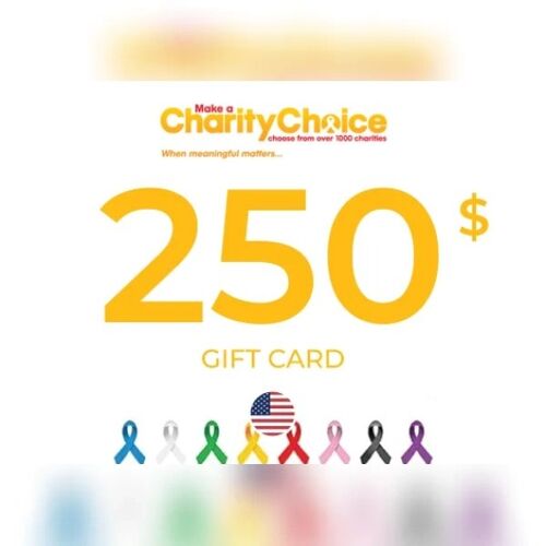 Charity Choice Gift Card 250 USD Key - UNITED STATES
