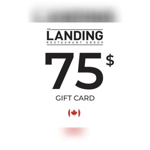 The Landing Restaurant Group Gift Card 75 CAD Key - CANADA