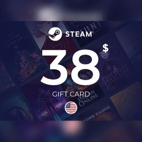 Steam Wallet Gift Card 38 USD Key - UNITED STATES