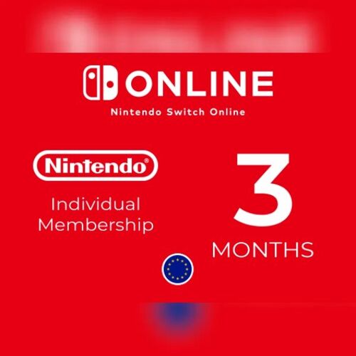 Nintendo Switch Online Individual Membership 3 Months Key - EU