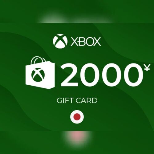 Xbox Live Gift Card 2000 JPY Xbox Live Key - JAPAN