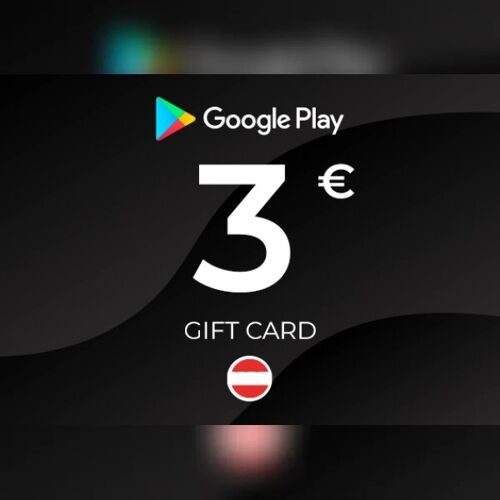 Google Play Gift Card 3 EUR Key - AUSTRIA