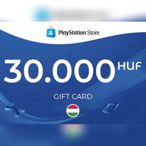 PlayStation Gift Card 30000 HUF - HUNGARY