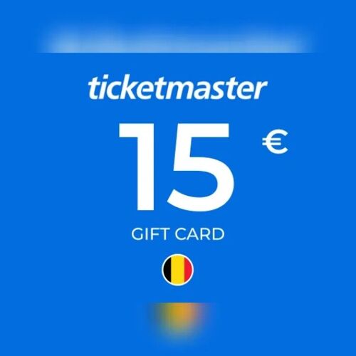 Ticketmaster Gift Card 15 EUR Key - BELGIUM