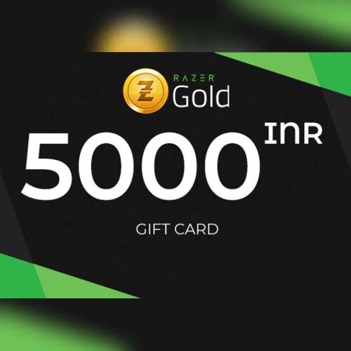 Razer Gold Gift Card 5000 INR Key - INDIA