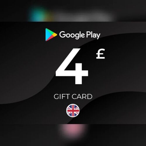 Google Play Gift Card 4 GBP Key - UNITED KINGDOM