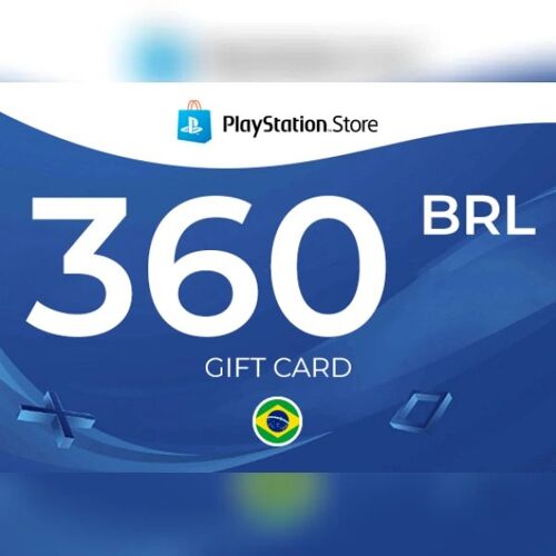 PlayStation Gift Card 360 BRL - BRAZIL