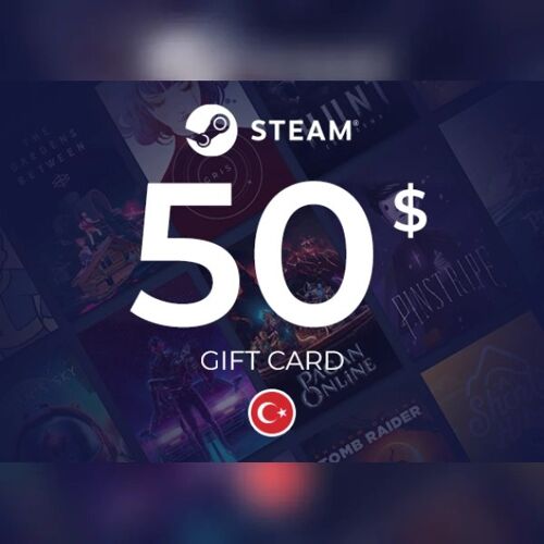 Steam Wallet Gift Card 50 USD Key - TURKEY