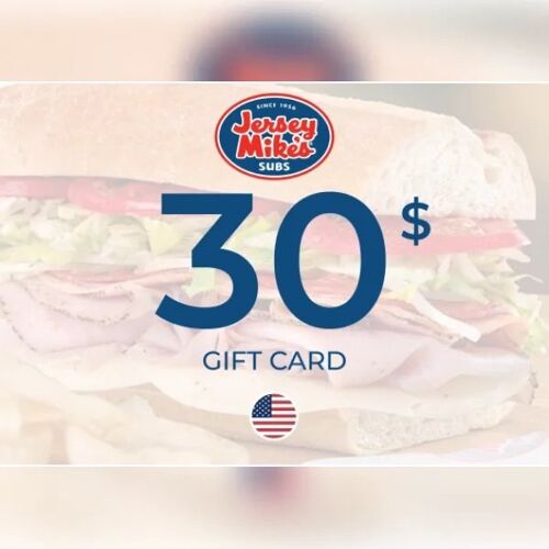 Jersey Mikes Gift Card 30 USD Key - UNITED STATES