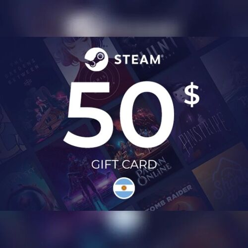Steam Wallet Gift Card 50 USD Key - ARGENTINA