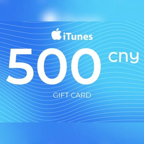 iTunes Gift Card 500 CNY Key - CHINA