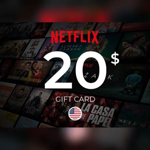 Netflix Gift Card 20 USD Key - UNITED STATES