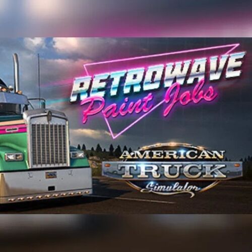 American Truck Simulator - Retrowave Paint Jobs Pack (PC) Steam Gift - GLOBAL