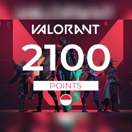 VALORANT Gift Card - 2100 Valorant Points Key - INDONESIA