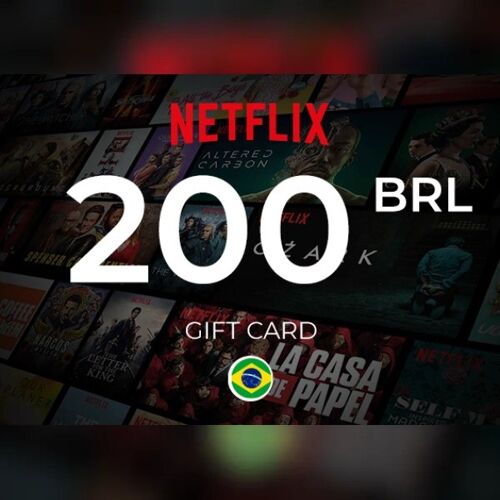 Netflix Gift Card 200 BRL Key - BRAZIL