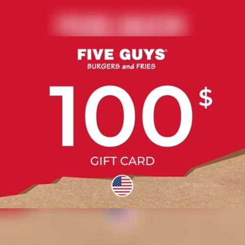 Five Guys Gift Card 100 USD Key - UNITED STATES