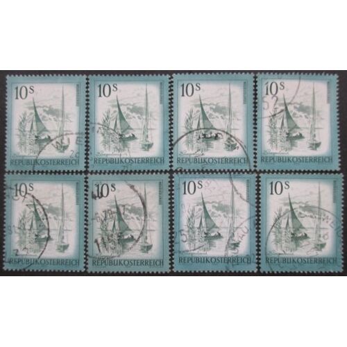 Autriche N°1262 X 8 Oblitéré