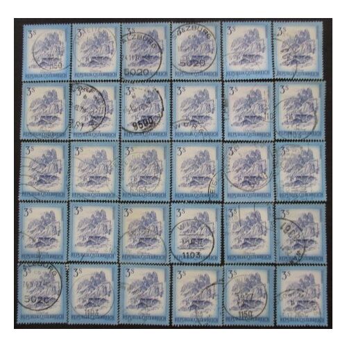 Autriche N°1272 X 30 Oblitéré
