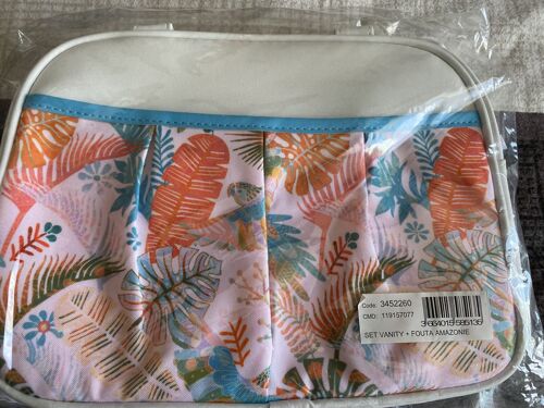Ensemble vanity et  fouta neuf