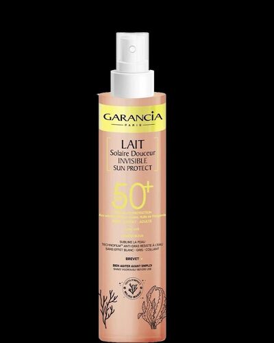 Garancia Lait Solaire 50+ Lait Solaire Douceur Invisible Sun Protect Neuf 
