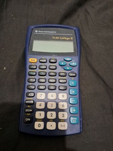 Calculatrice scientifique Texas Instrument TI-40 collège II