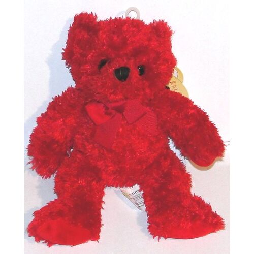 doudou ours rouge kalidou peluche enesco