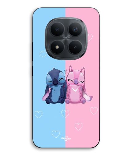 Coque Pour Xiaomi Redmi Note 15 Pro Plus 5g Stitch Angel mignon bleu rose Maniacase