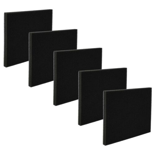 vhbw 5x filtre compatible avec Philips Performer Expert, PowerPro Ultimate, FC9932, FC9929 aspirateur - Filtre en mousse noir