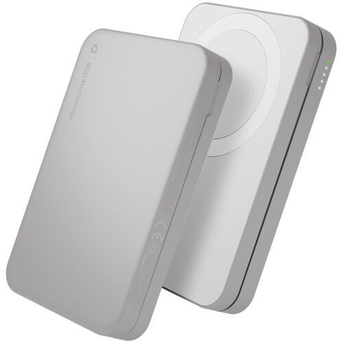 Dbramante1928 Cp08acwh7275 Banque D'alimentation Électrique 8000 Mah Recharge Sans Fil Aluminium