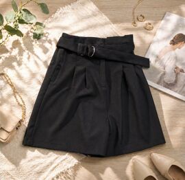 Short Taille Haute Noir Ceinturé Femme ¿ Xs ¿ Neuf ¿ Kiabi ¿ Élégant & Tendance