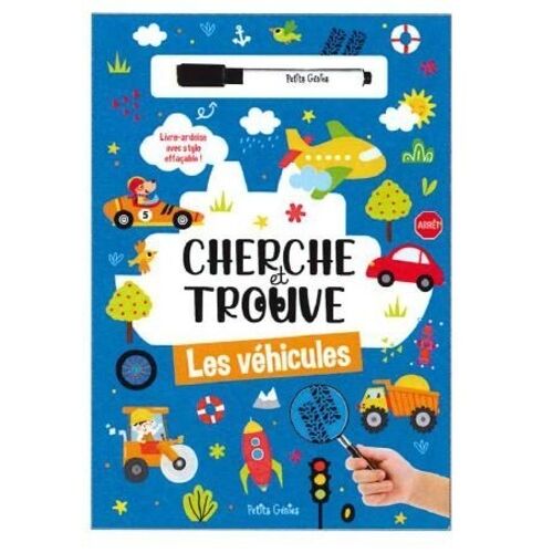 Cherche Et Trouve Les Véhicules - Avec 1 Stylo Effaçable