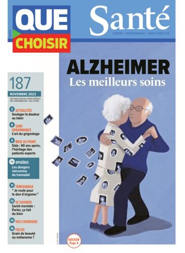Que Choisir Santé N°187 Novembre 2023 : Alzheimer - Les Meilleurs Soins