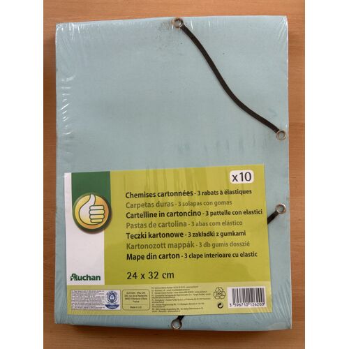 Chemises Cartonnees Auchan X10
