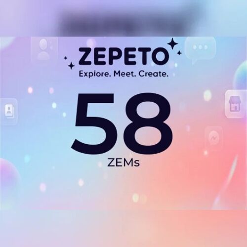 ZEPETO - 58 ZEMs Direct Top-Up - GLOBAL