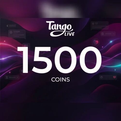 Tango - 1,500 Coins Direct Top-Up - GLOBAL