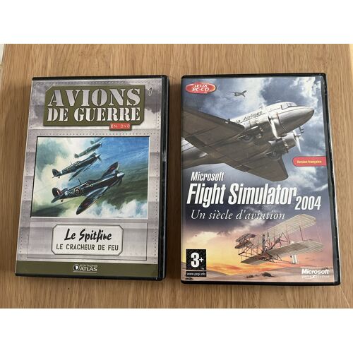 Microsoft Flight Simulator 2004 + Un Dvd Avion De Guerre N°1