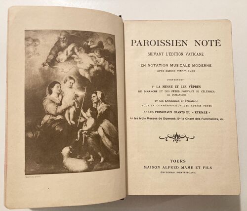 Paroissien Noté Suivant L'Édition Vaticane En Notation Musicale Moderne