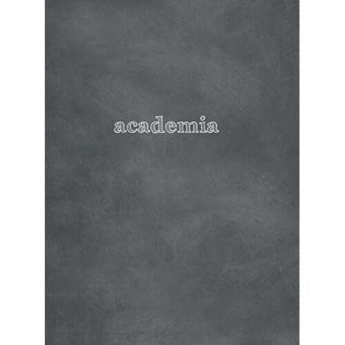 Academia Extended Spring 2019 - Monday Start: 8.5x11 Academic Planner - Chalkboard Cover