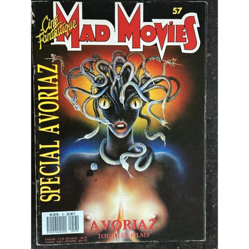 Ciné Fantastique Mad Movies N° 57 - 1989 - Special Avoriaz Russel Meddings Boivin Cockliss Carmen