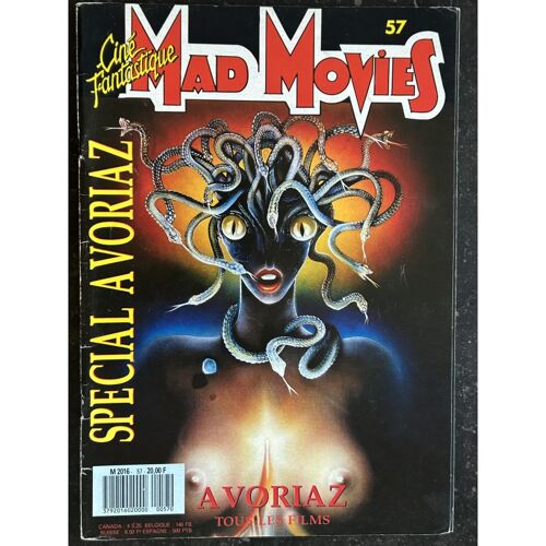 Ciné Fantastique Mad Movies N° 57 - 1989 - Special Avoriaz Russel Meddings Boivin Cockliss Carmen