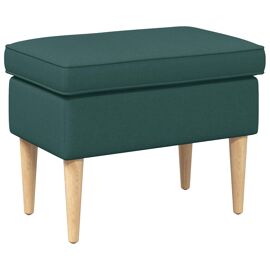 vidaXL Pouf 55 x 35 x 41 cm Contreplaqué 100 % polyester
