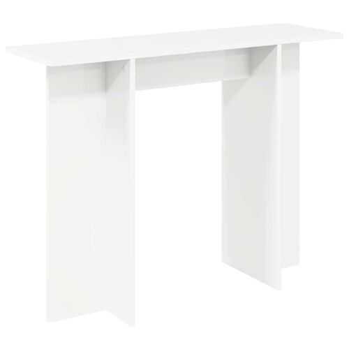 vidaXL Table console Blanc 100 x 30 x 75 cm Bois d'ingénierie