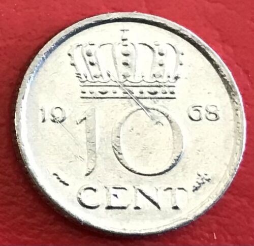 10 Cents - Juliana - 1968 - Pays Bas
