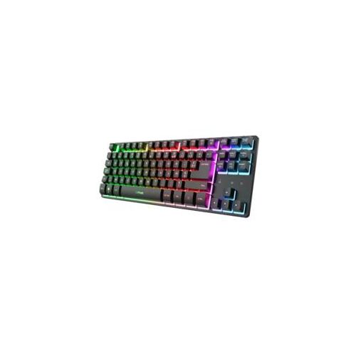Trust Gaming GXT 831 Thado TKL clavier FR sans fil +USB AZERTY Français Noir