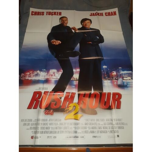 Affiche De Cinéma Rush Hour 2 - 120x160 Cm